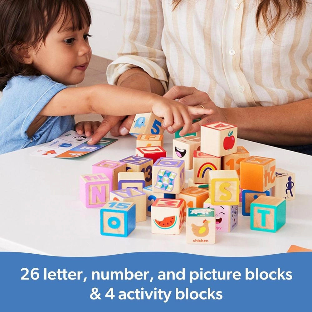 Ms. Rachel Blocks With Activity Cards - 30 pcs