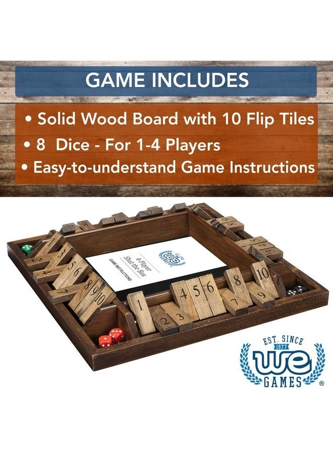 Shut The Box - Walnut Stain