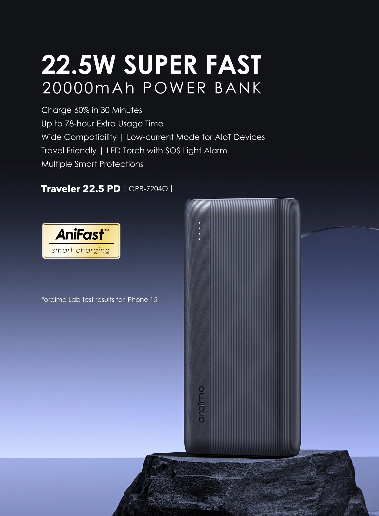 Traveler 22.5 PD - 20000 mAh 22.5W
