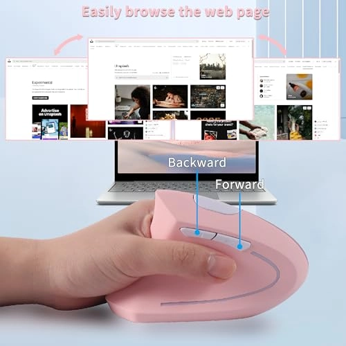 Vertical Ergonomic Mouse - Bluetooth/USB