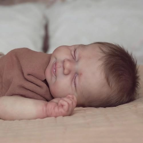 Reborn Baby Doll - 18 inch Silicone Vinyl Girl Ages 36 months+
