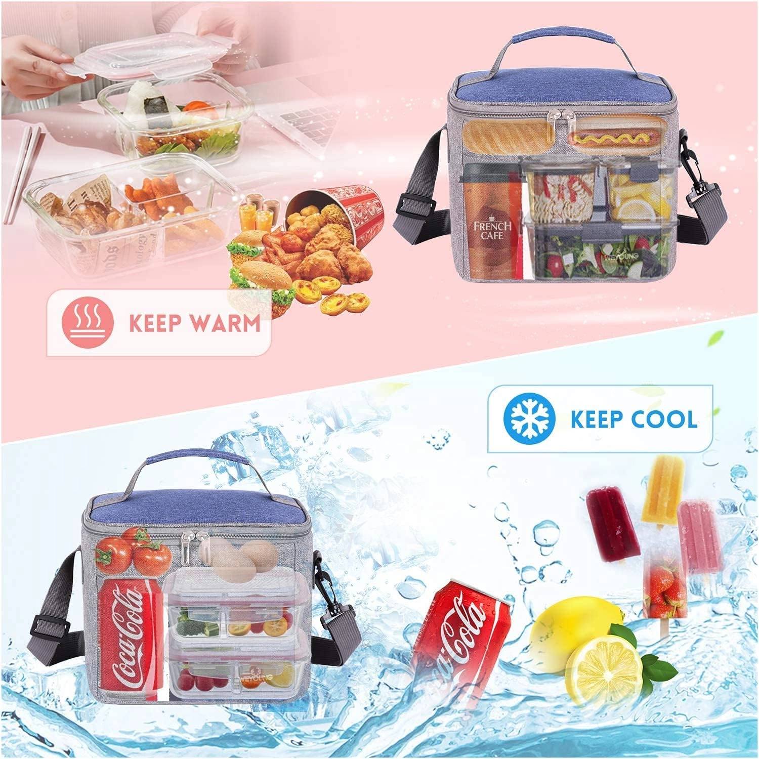 Insulated Lunch Bag - Leakproof Thermal