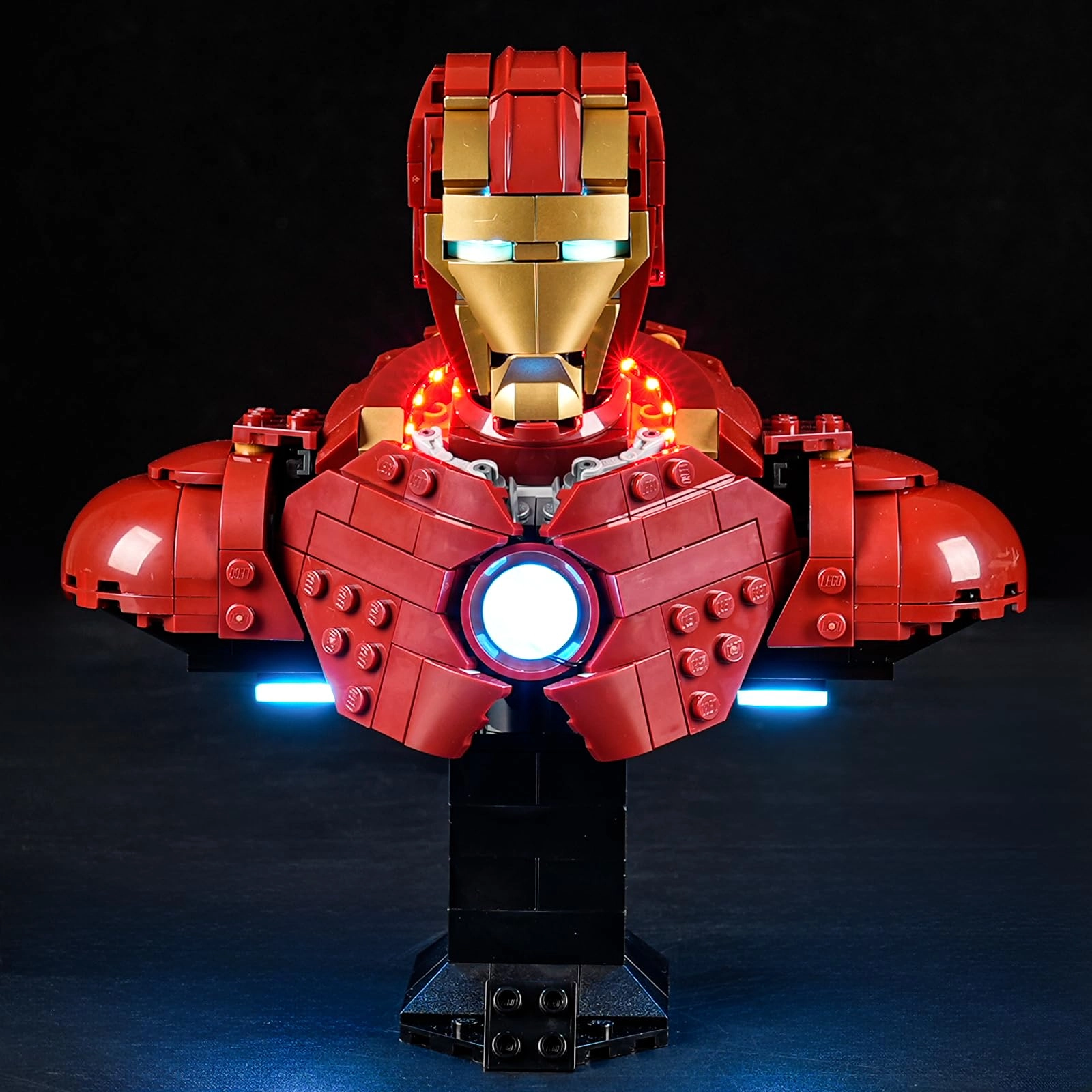 LIGHTAILING Light for LEGO Iron-Man MK4 Bust 76327 - Plastic