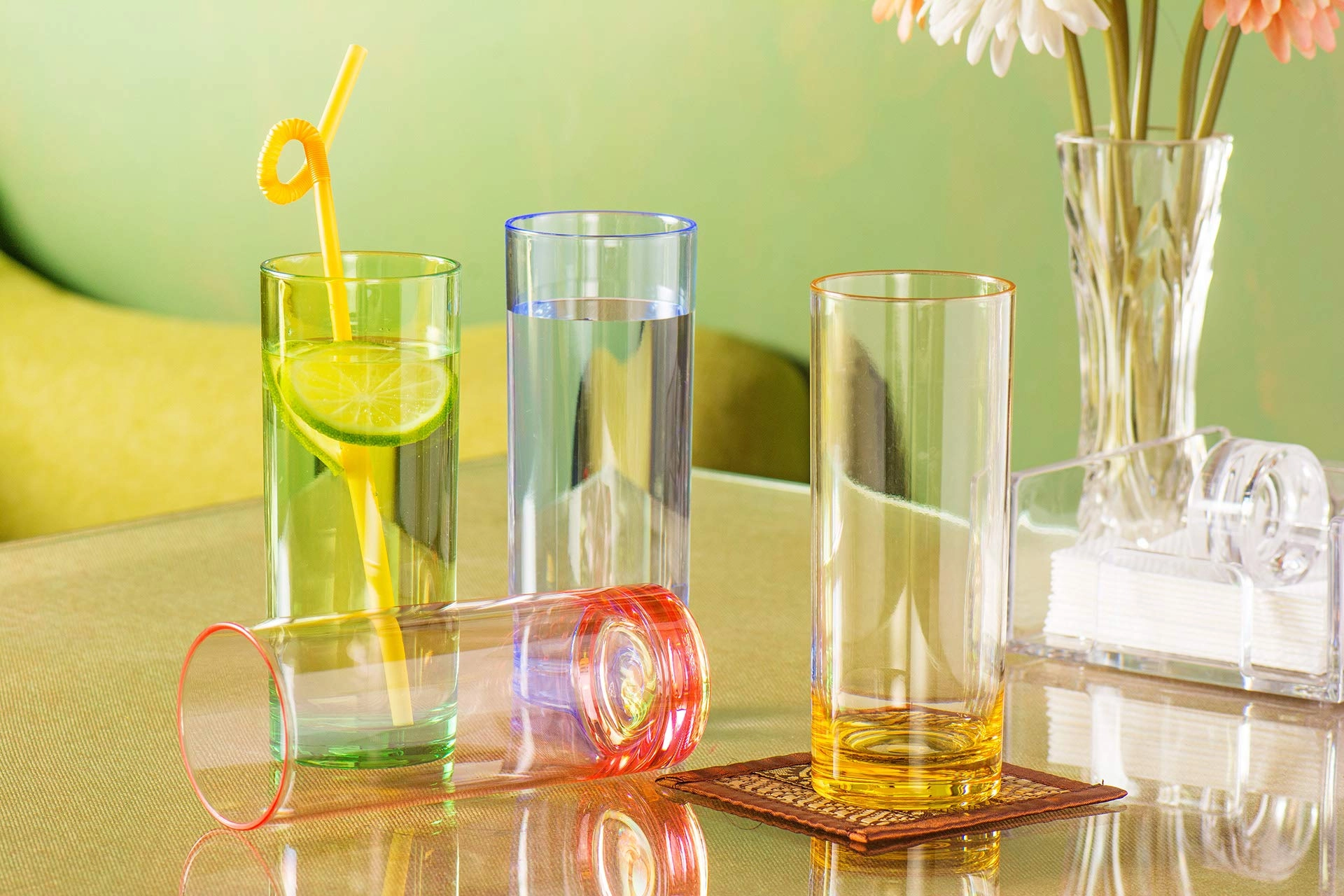 Plastic Tumbler - 1 pcs Solid Religious 350 ml