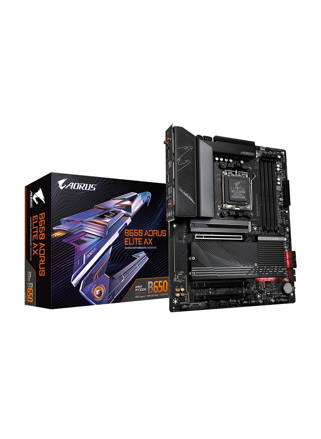 GIGABYTE B650M AORUS ELITE AX ICE - DDR5 Socket AM5