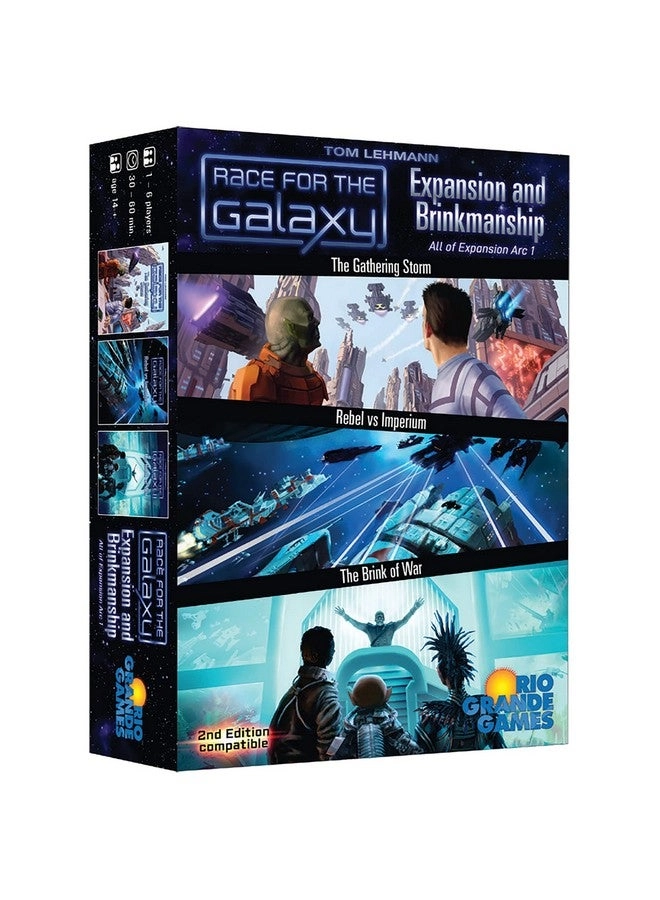 Race for the Galaxy: The Gathering Storm + Race for the Galaxy: Rebel vs Imperium + Race for the Galaxy: The Brink of War