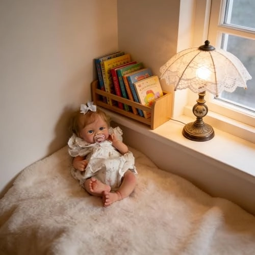 Vivienne Reborn Baby Doll - 19 inch Vinyl girl Ages 3+