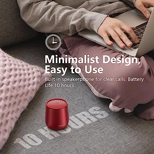 Small Bluetooth Speaker - Waterproof Portable Punchy Bass