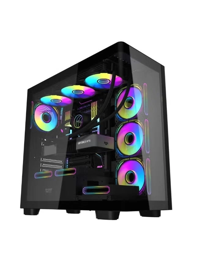 DS900G - curved tempered glass Mid Tower