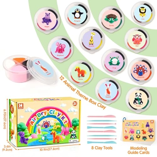 Air Drying Clay - 3+ years 12 pcs
