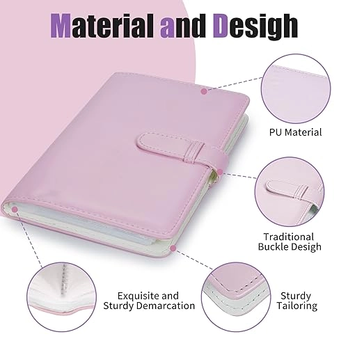 2x3" 108 Pockets Faux Leather PVC Photo Album