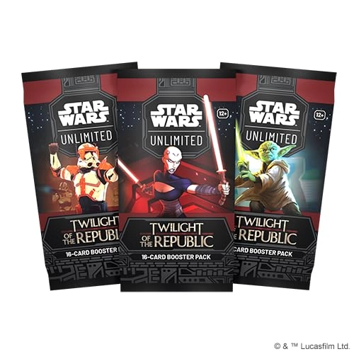 Star Wars Unlimited: Twilight of The Republic Booster Display - 24 Booster Packs