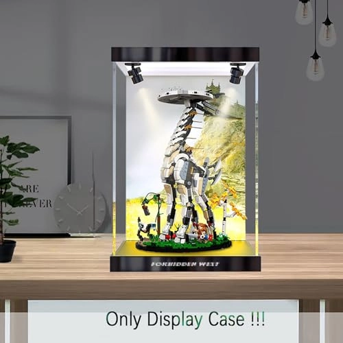 Display Case for Lego 76989 - 30 x 20 x 40 cm Black Heightened Base Background