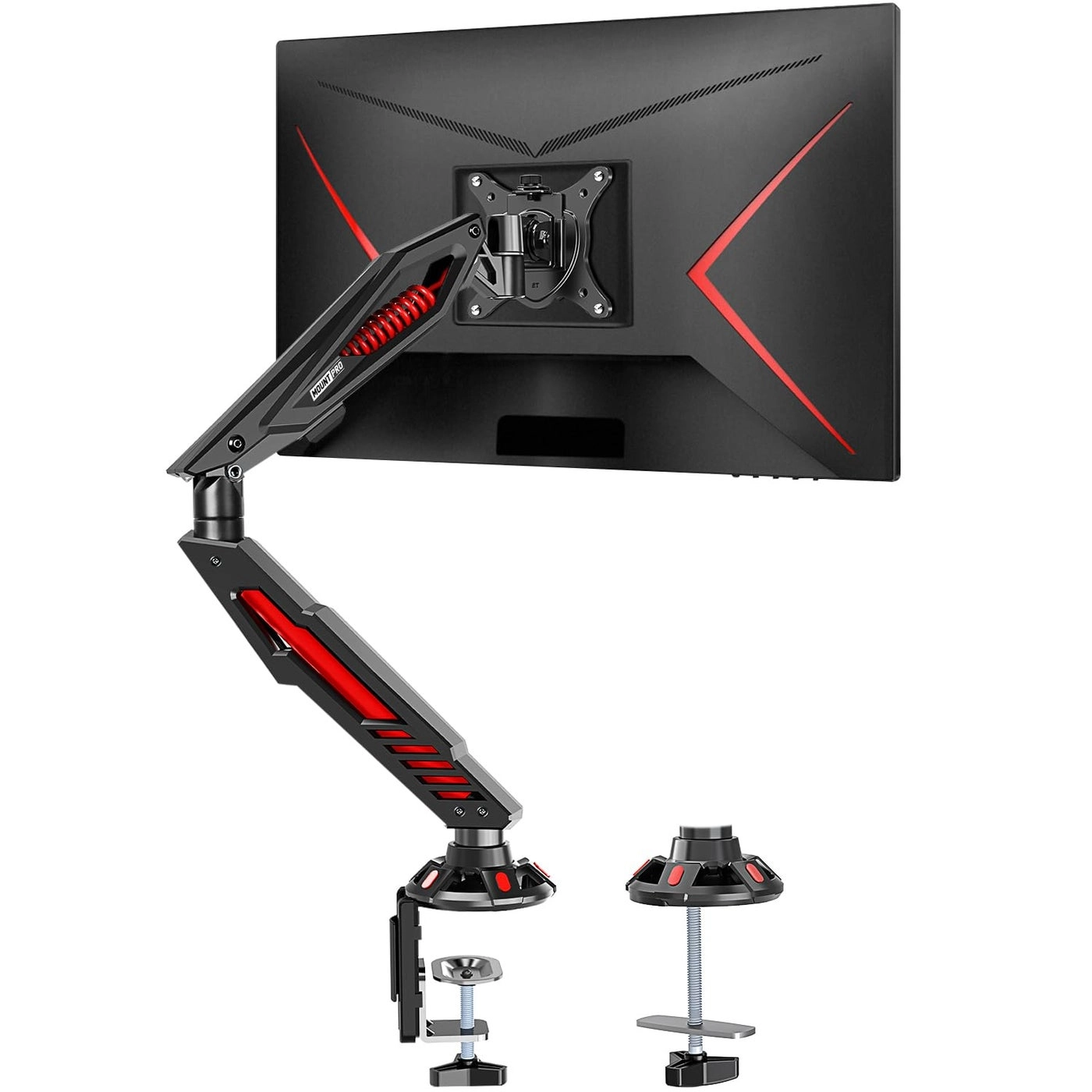 MOUNT PRO Single Gaming Monitor Stand - 32â€ VESA 75x75, 100x100