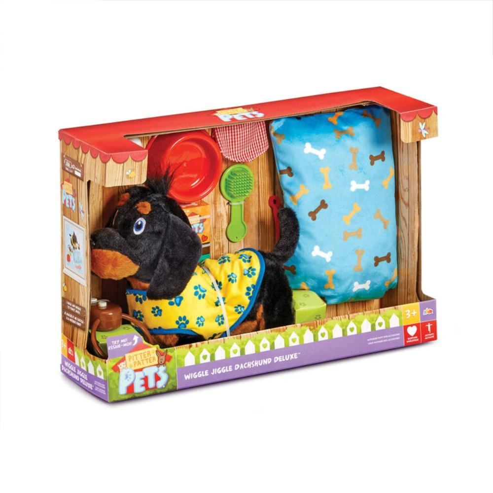 Pitter Patter Wiggle Jiggle Dachshund Deluxe - 3 +