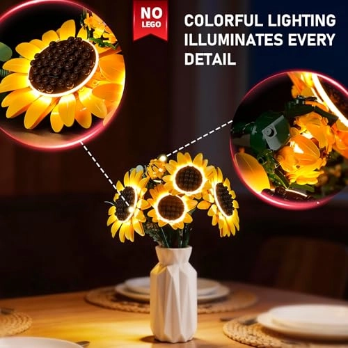 LED Lighting Kit for LEGO 11502 The Sunflower Bouquet