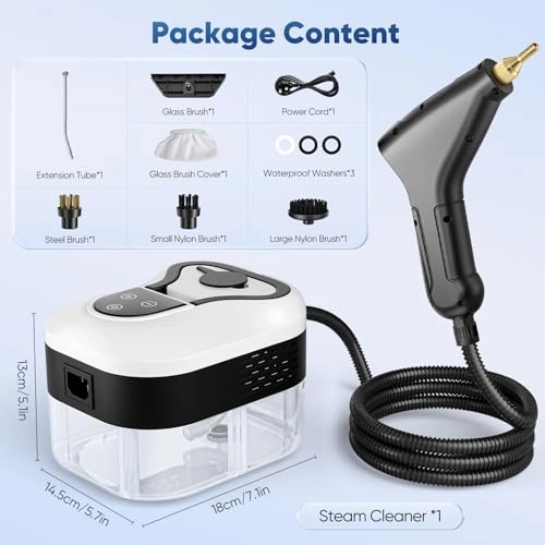 handheld steam cleaner - 3.5 Bar 1.2 Liters
