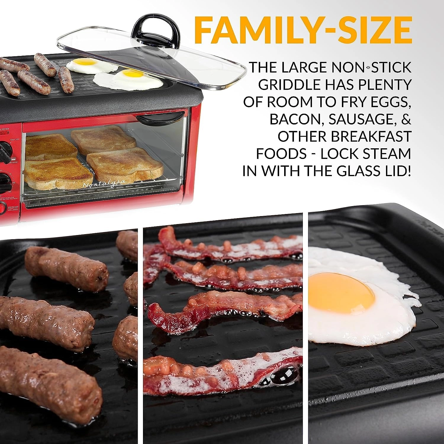 Retro 3-in-1 - 6 Cups Multi-Function