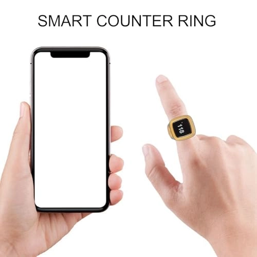 Digital Counting Finger Ring 18mm Aluminium
