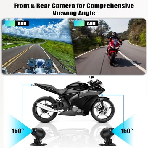 Motorcycle Dashcam Carplay - 1024*600