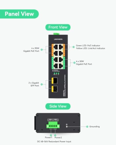 POE-SW508G 8-ports
