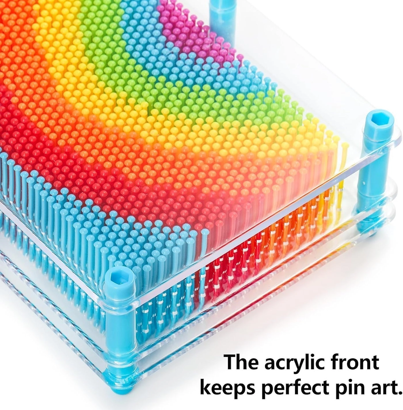 3D Pin Art Toy Rainbow - 3 pieces