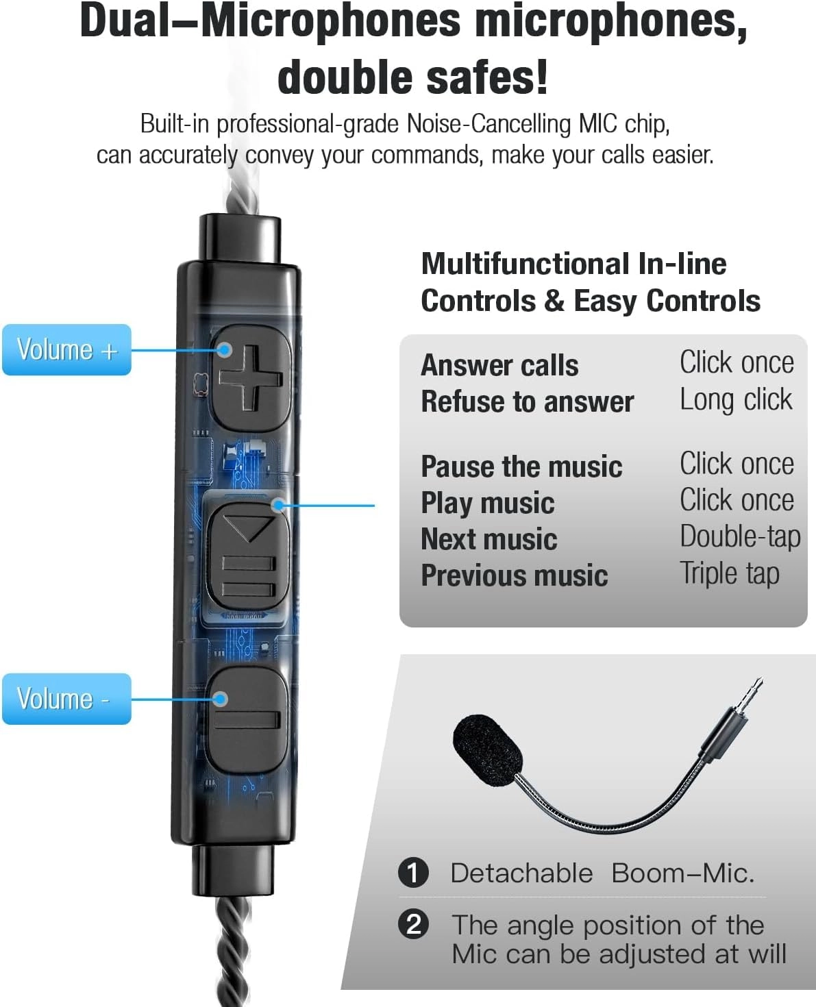 H08USB Wired Headphone