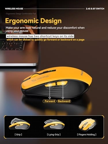 Wireless Mouse - Bluetooth & 2.4GHz