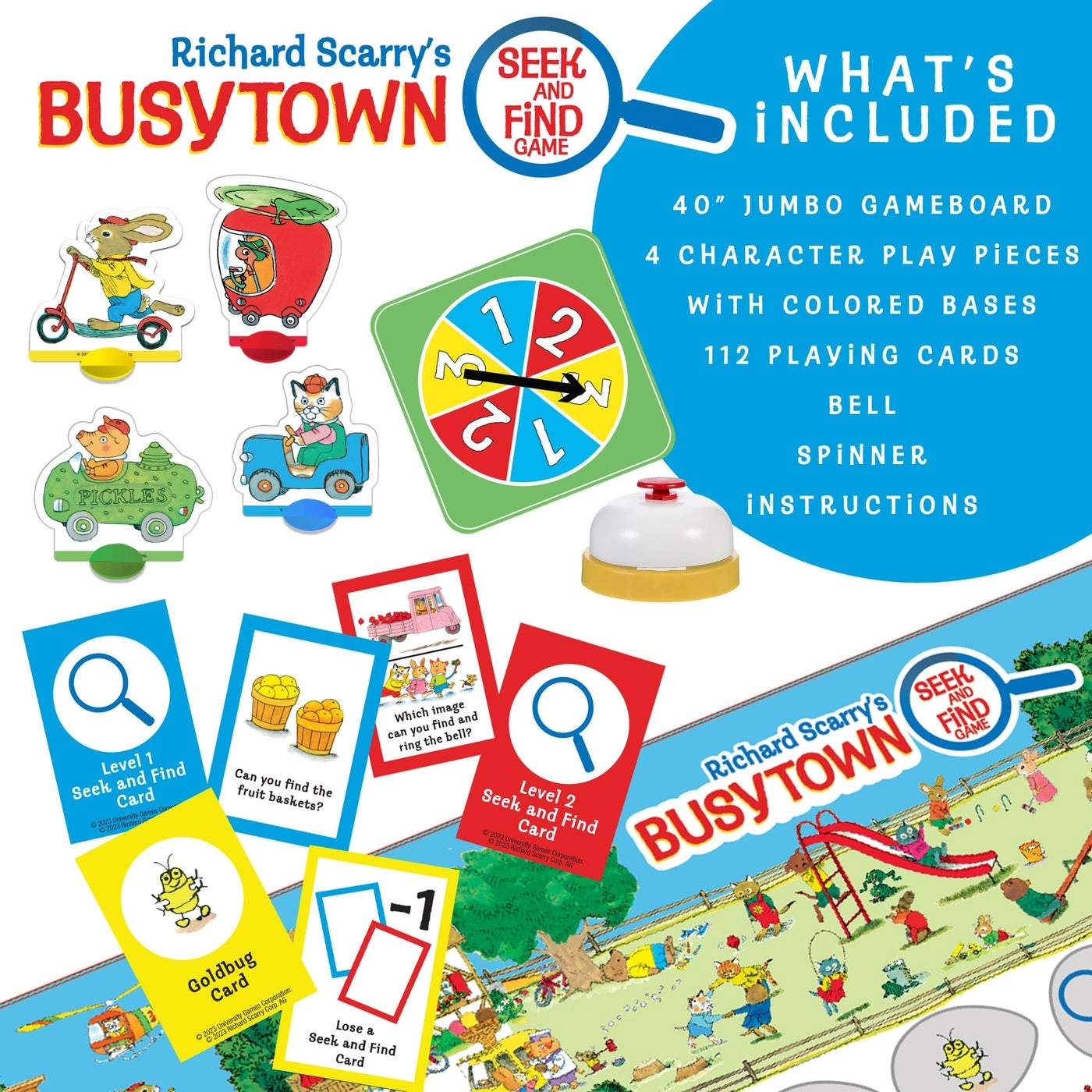 Richard Scarry'S Busytown Seek And Find Adventure Game - Ages 3 And Up