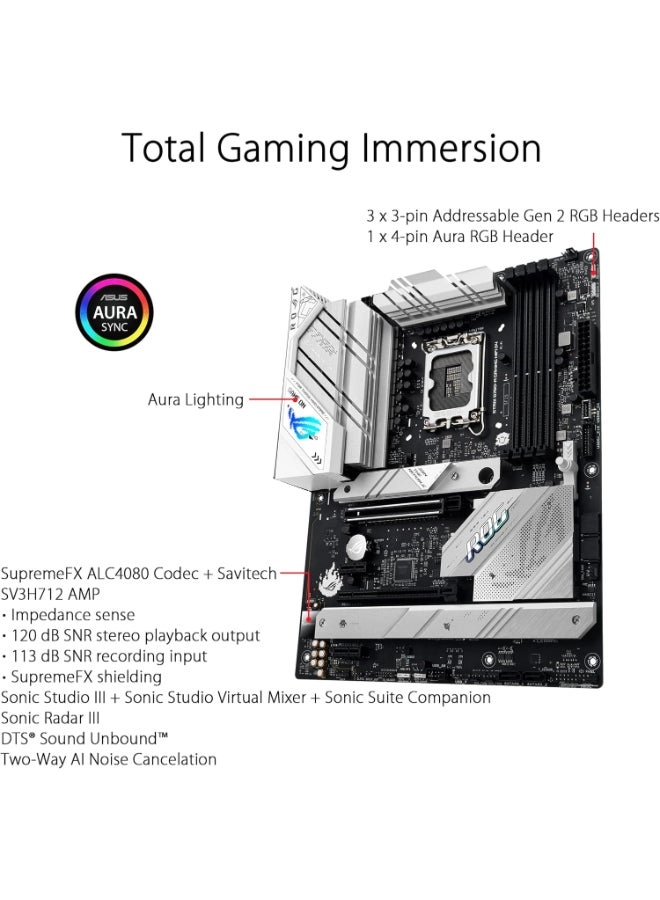 ROG STRIX B760-A - LGA 1700 DDR5