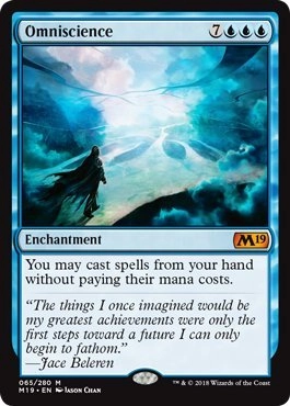 Wizards of the Coast Omniscience - Core Set 2019