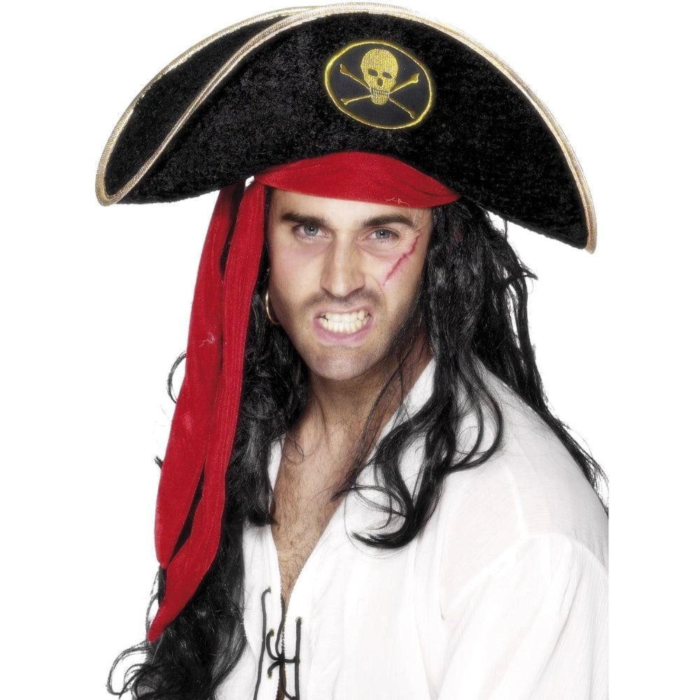 Party Zone Pirate Hat - Skull and Crossbones