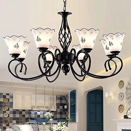 European Art Rustic Chandelier - Black 85*47cm