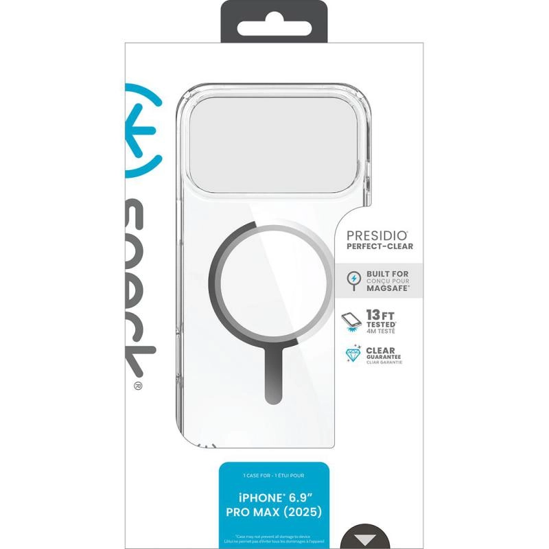Presidio Perf Clear Case with MagSafe for iPhone 17 Pro