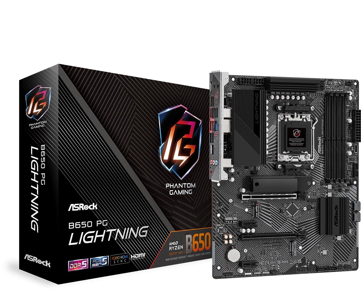Asrock B650 PG Lightning - ATX AM5 DDR5 7200 OC