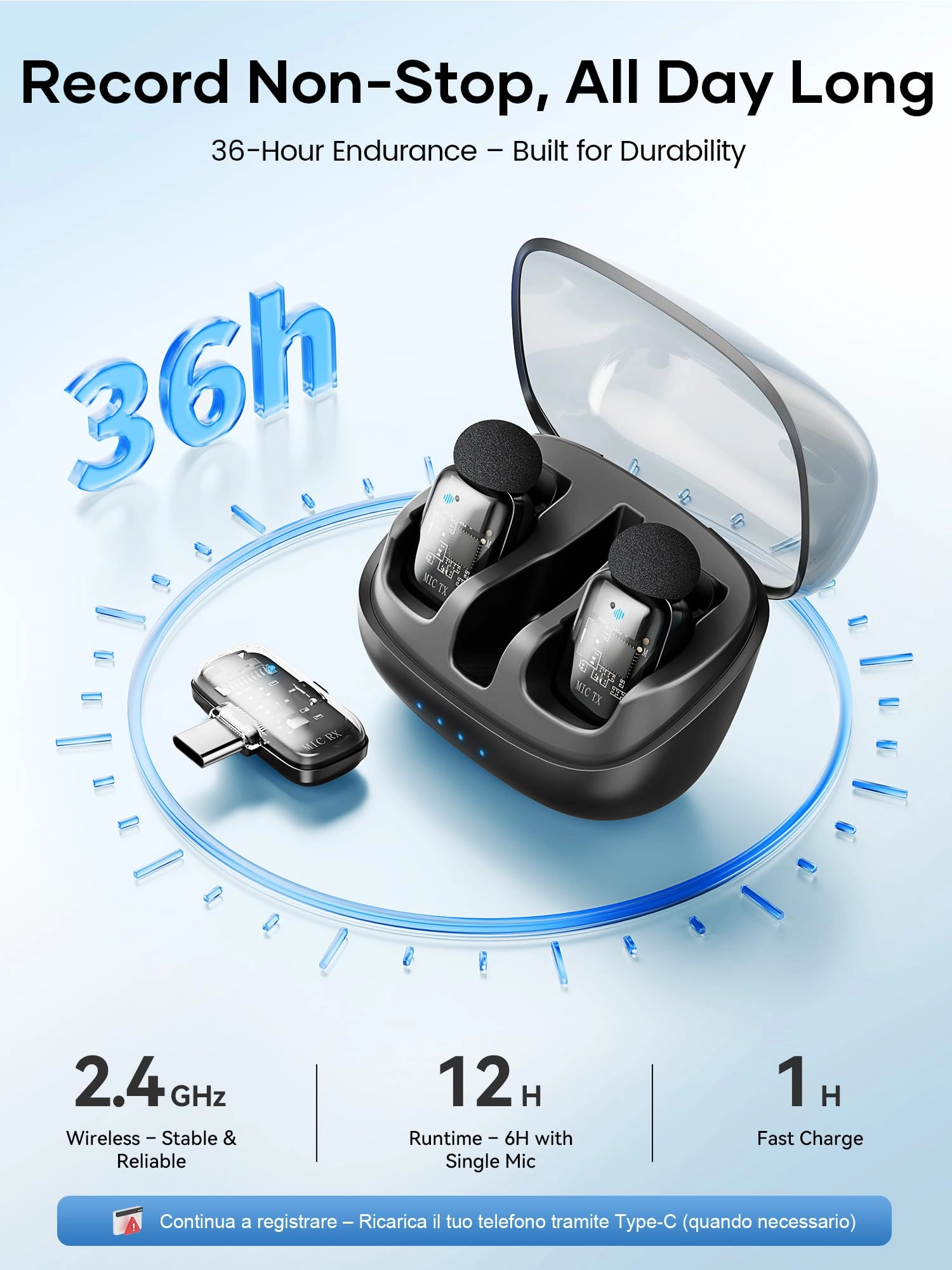 mic012 - 2 2.4Ghz Wireless