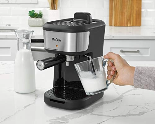 4-Shot Steam Espresso - Milk Frother Steam Wand