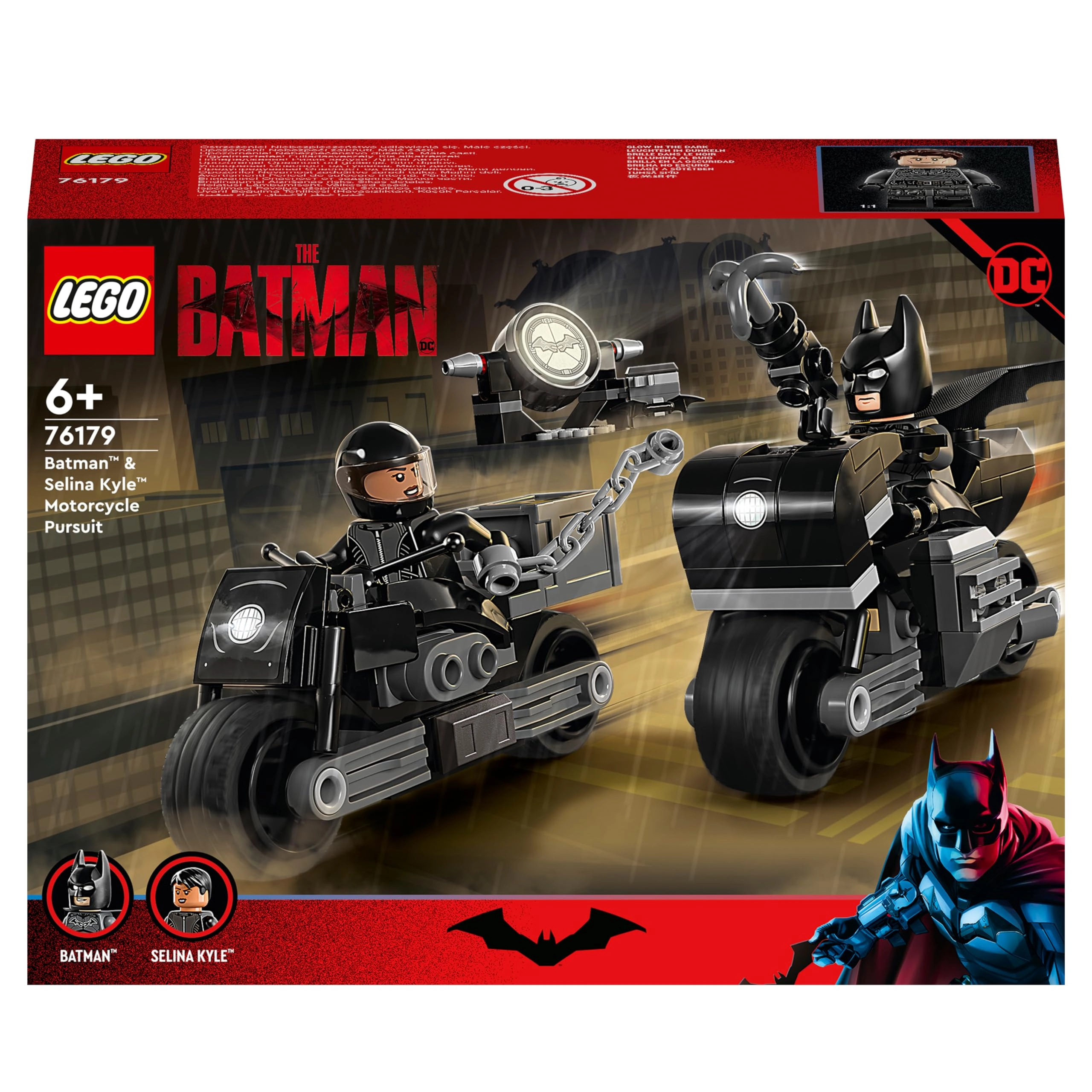 DC Batman Batman and Selina Kyle Motorcycle Pursuit (76179)