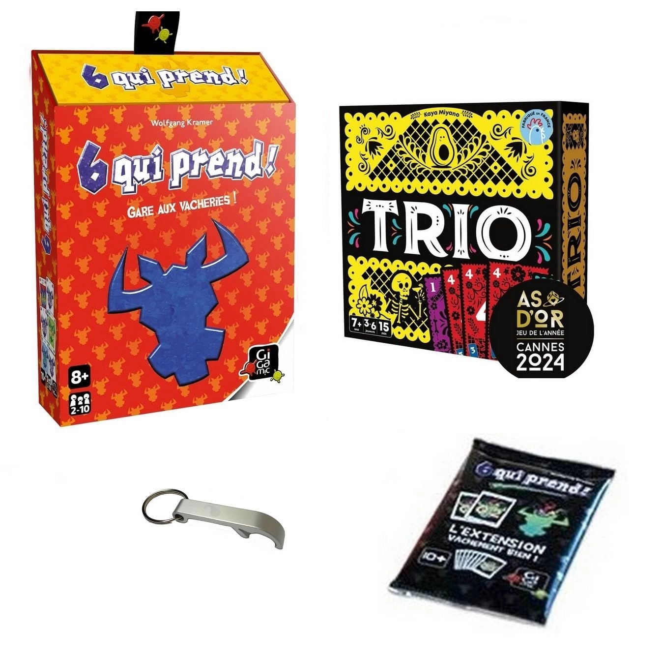 Blumie Shop Trio + 6 Who Takes! + Vachement Bien Extension + Bottle Opener Puzzle (BLU2364-BLU2373)