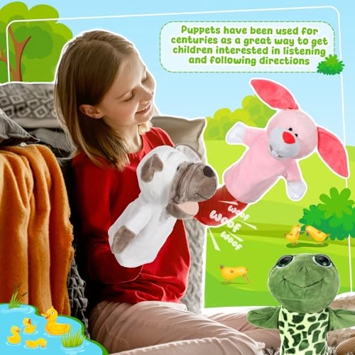 Turtle, Rabbit, Pig, Dog - 25 cm