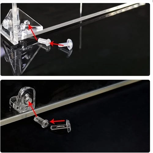 Acrylic Dustproof Display Case - 6 pcs