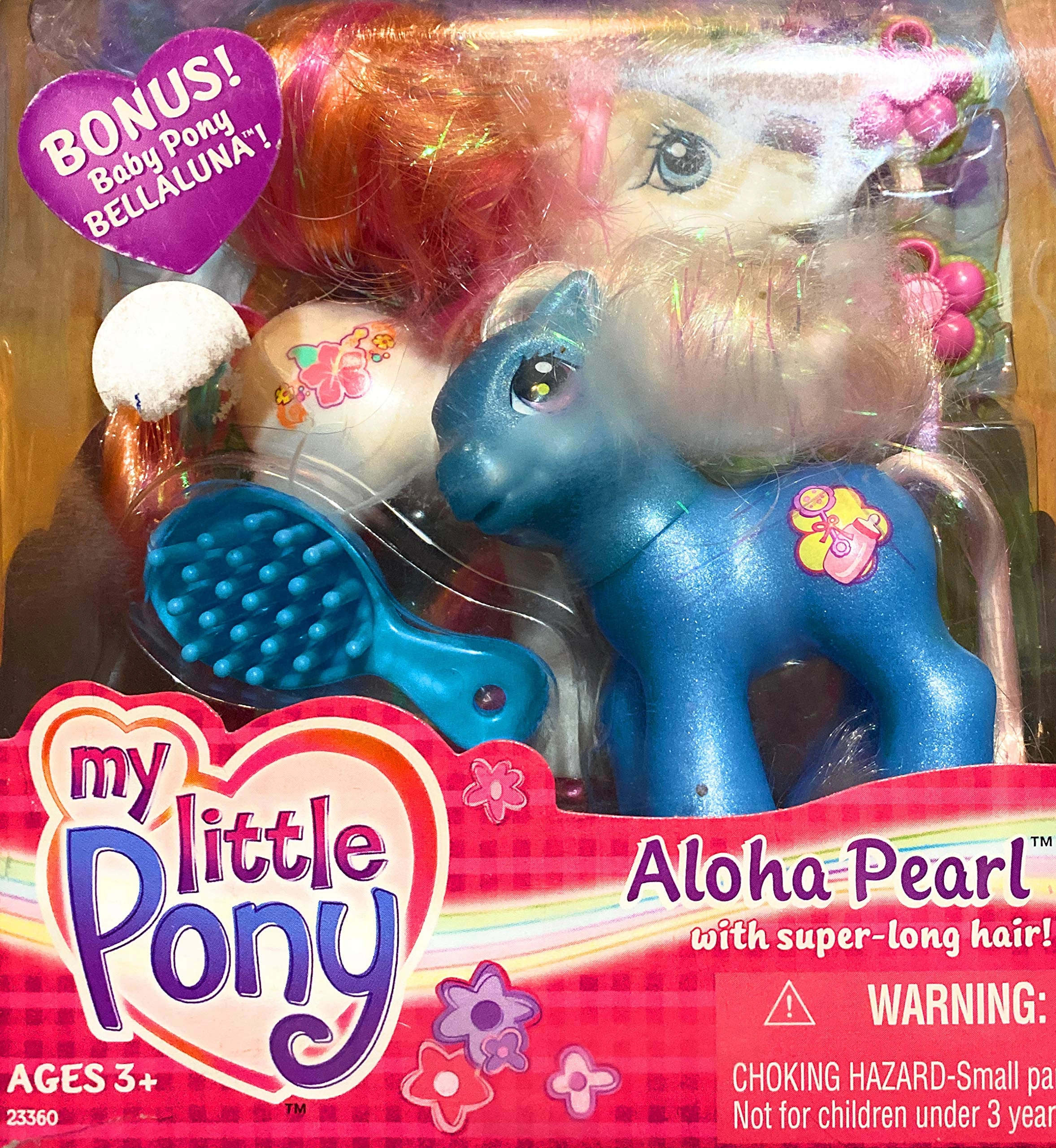 My Little Pony Aloha Pearl - Super Long Hair Pony + Baby Bellaluna