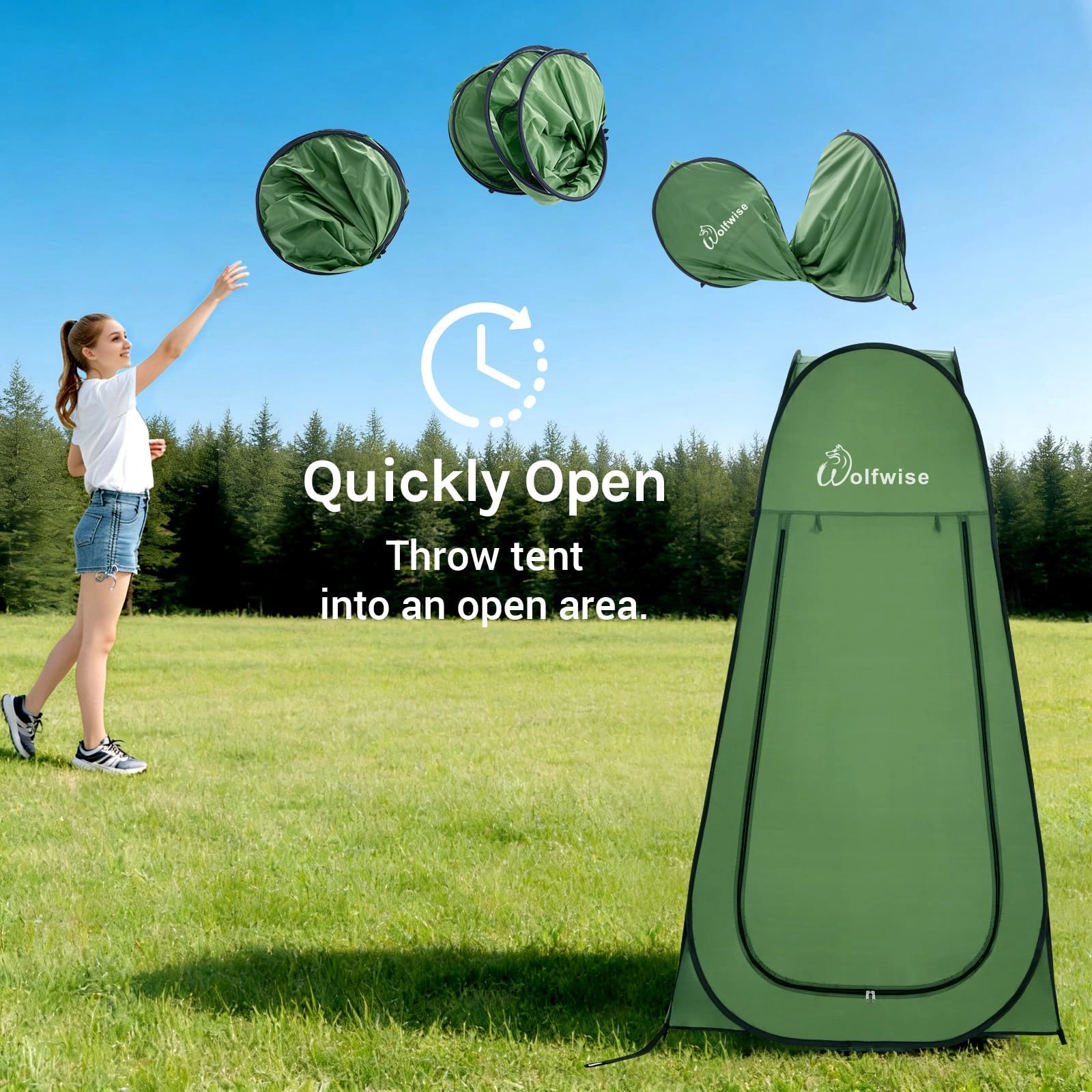 LP250168 - 6'3" H 39.4" W Green