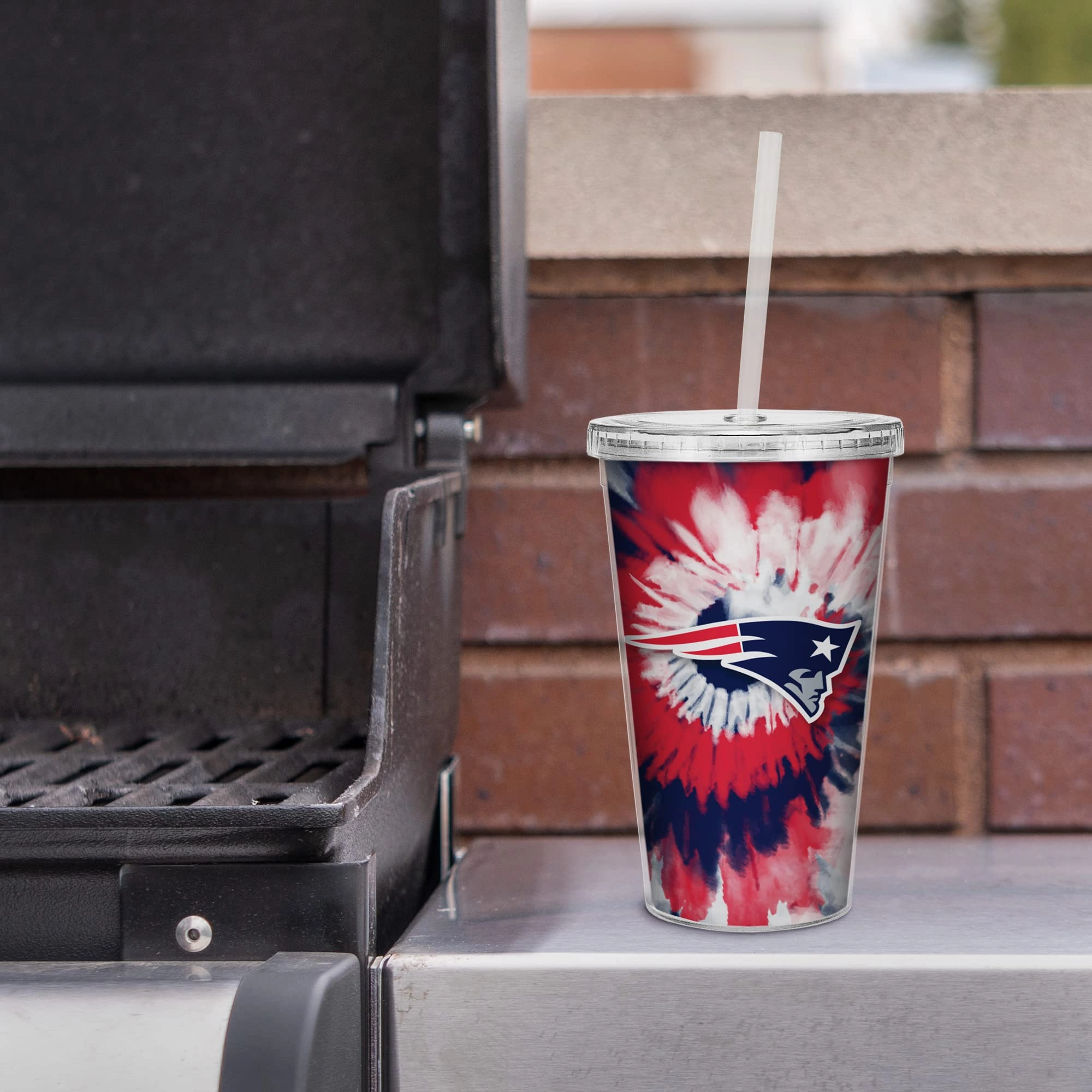 NFL Football Metallic Tie Dye Tumbler - 473ml