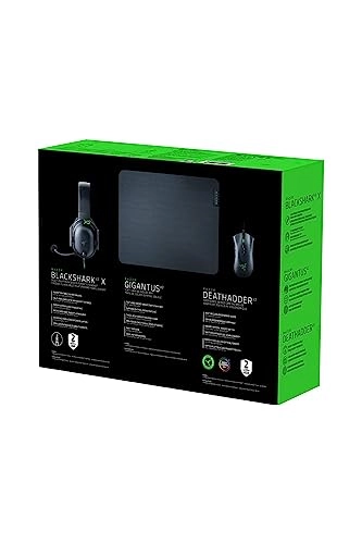 DeathAdder V2 + BlackShark V2 X + Gigantus V2 M - black Gaming Console