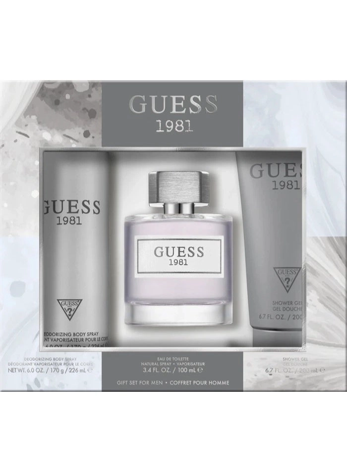 1981 Los Angeles - 100ml Eau de Toilette + Shower Gel - 200ml + Deodorant - 226ml