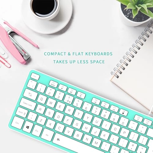 Slim USB Wired Keyboard - UK Wired