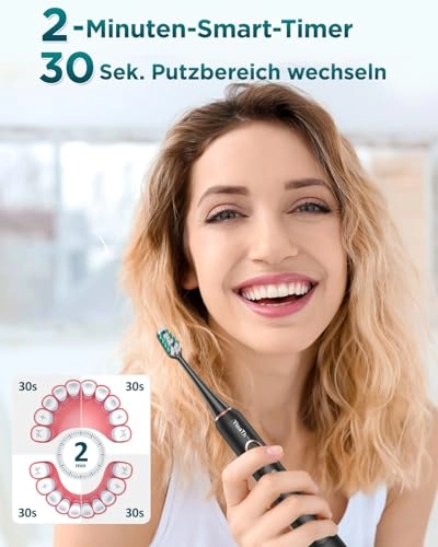 Y05U - 8 Toothbrush Heads 90 Days Battery Life 5 Brushing Modes
