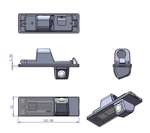 Rear View Parking Camera - Night Vision Wire