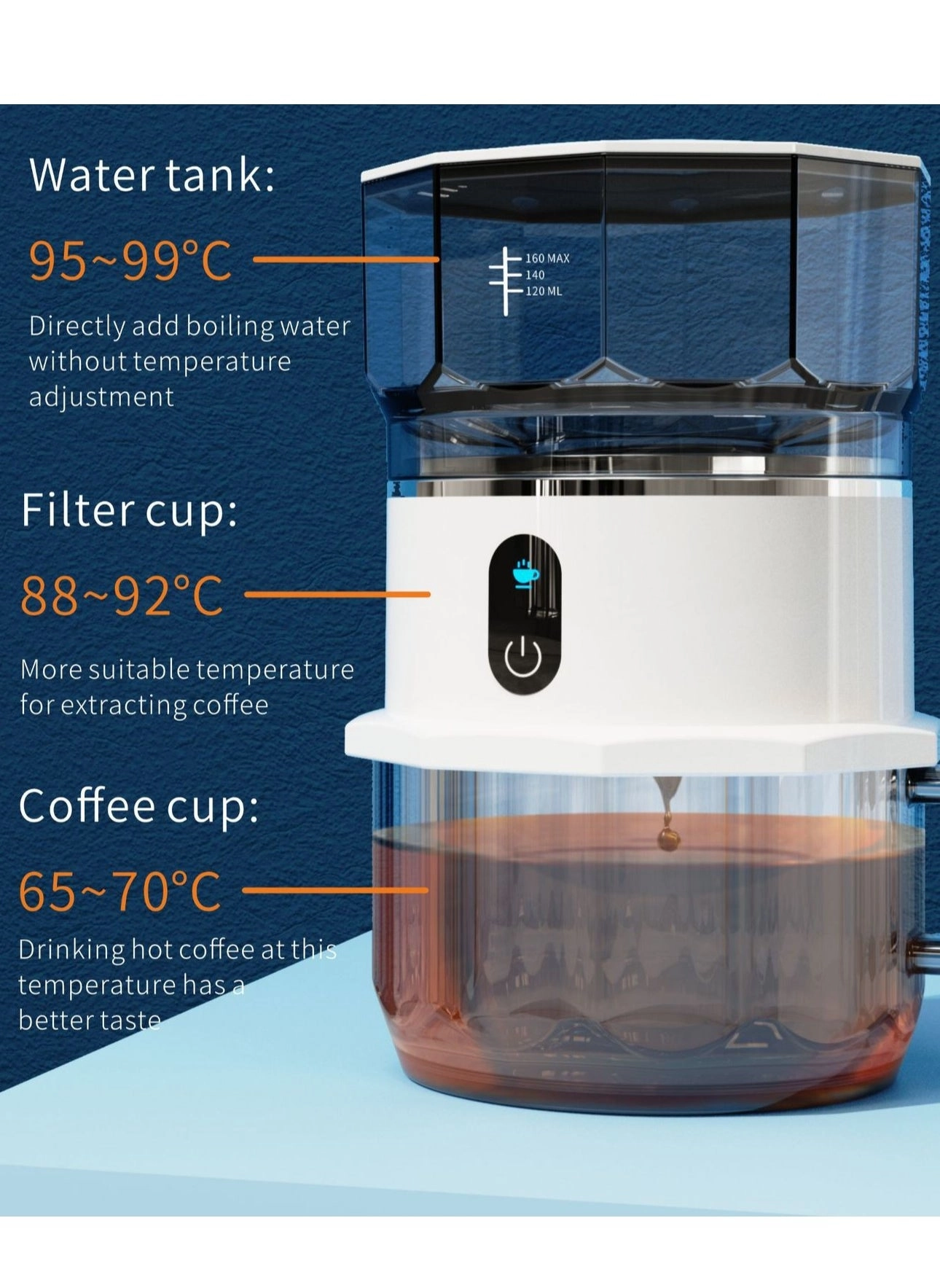 Portable Capsules Coffee Maker - Capsules and coffee powder